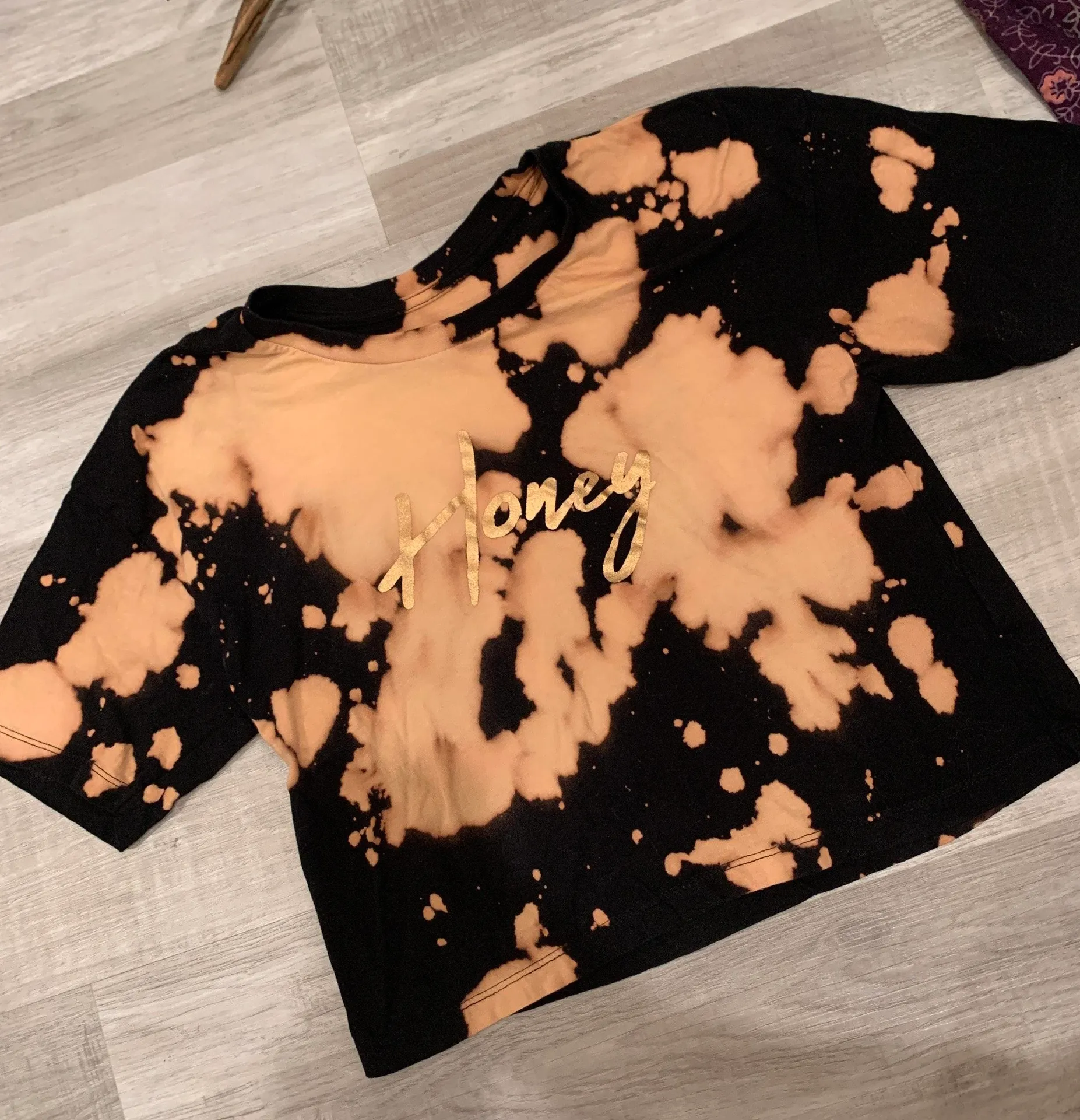 Honey Bleached Tee Size M - Image 2