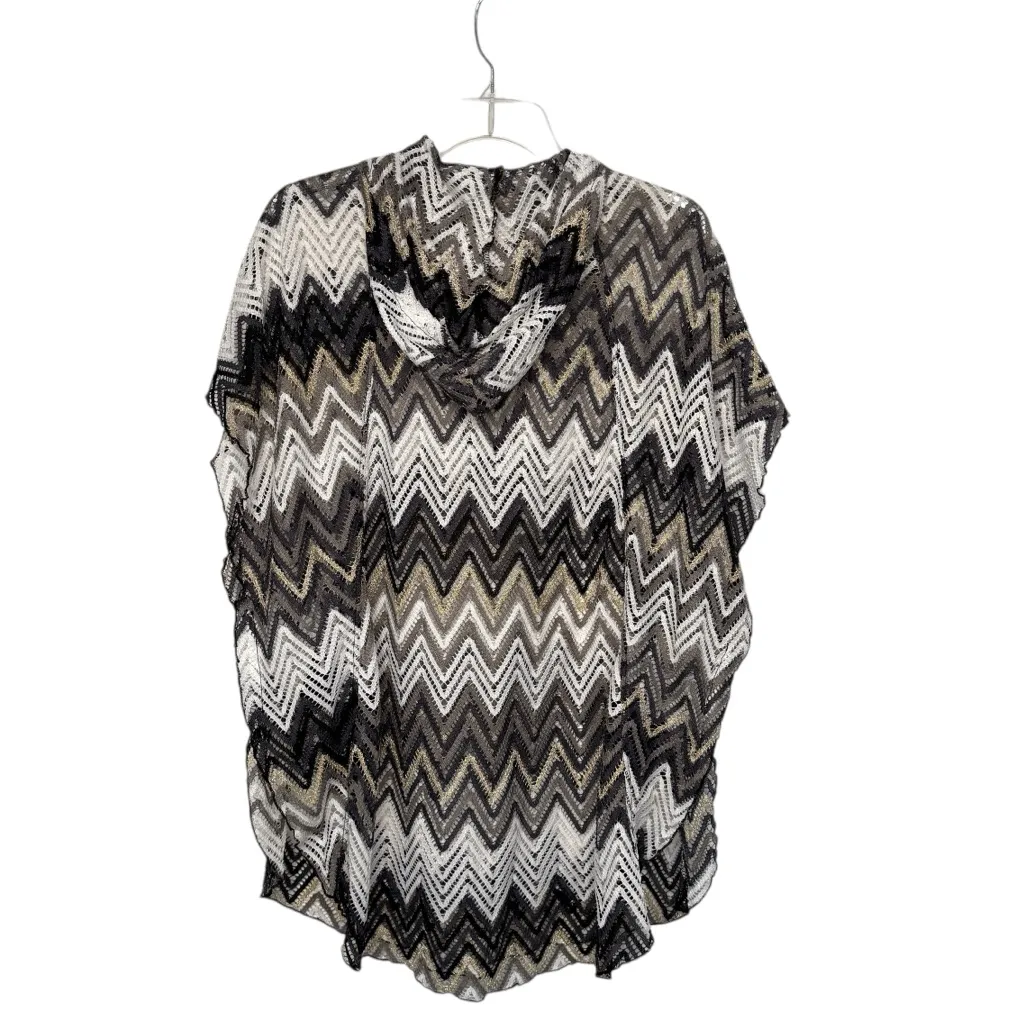 Trina Turk Drift Crochet Hooded Poncho Cover Up SZ XS - Image 3