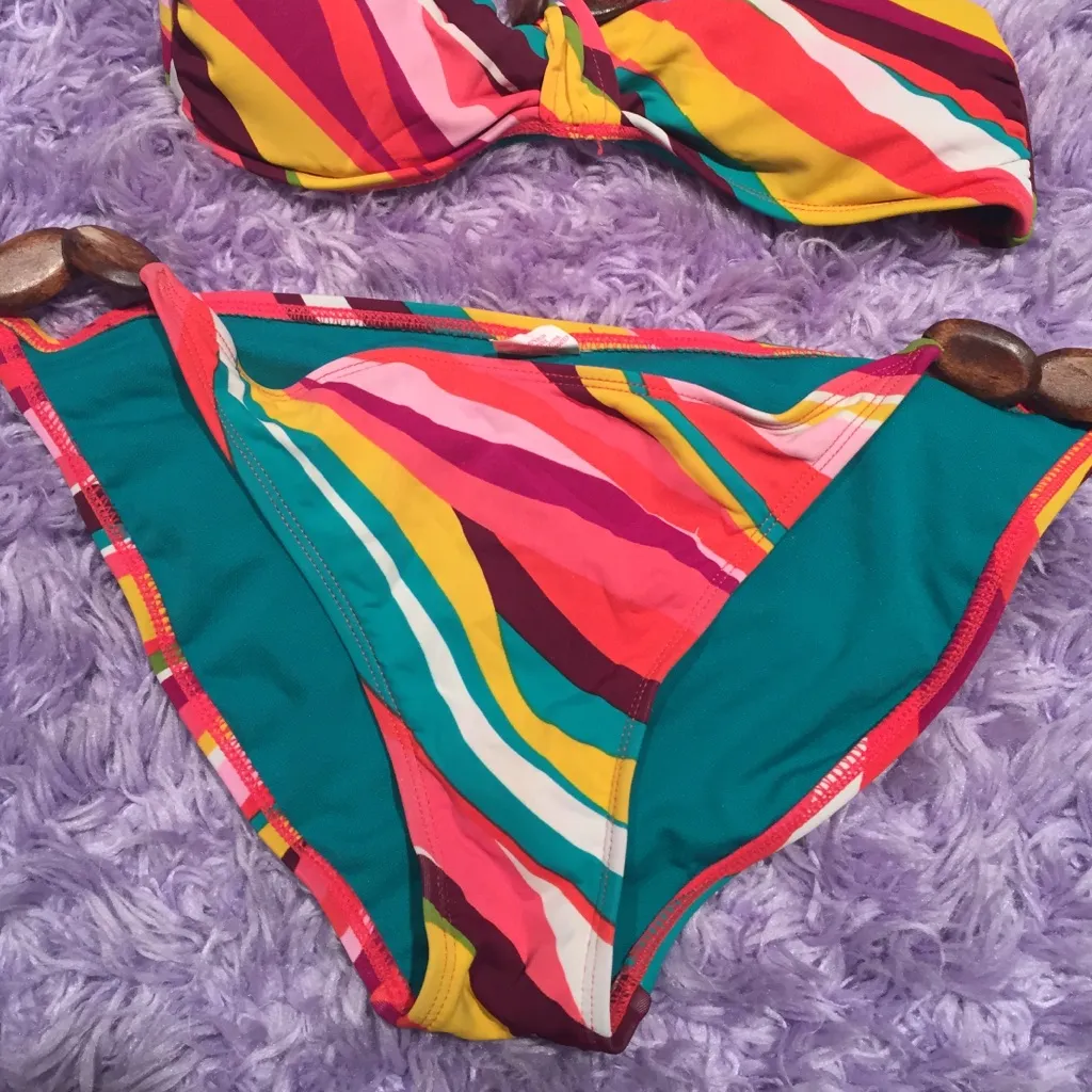 Xhilaration Multi colored bikini set - Image 3