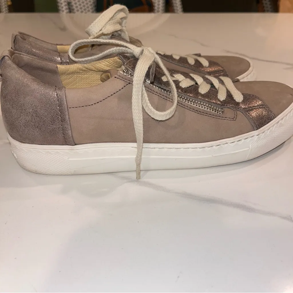 Paul Green Toby Nubuck Leather Sneaker Shoes women size 9.5 - Image 3
