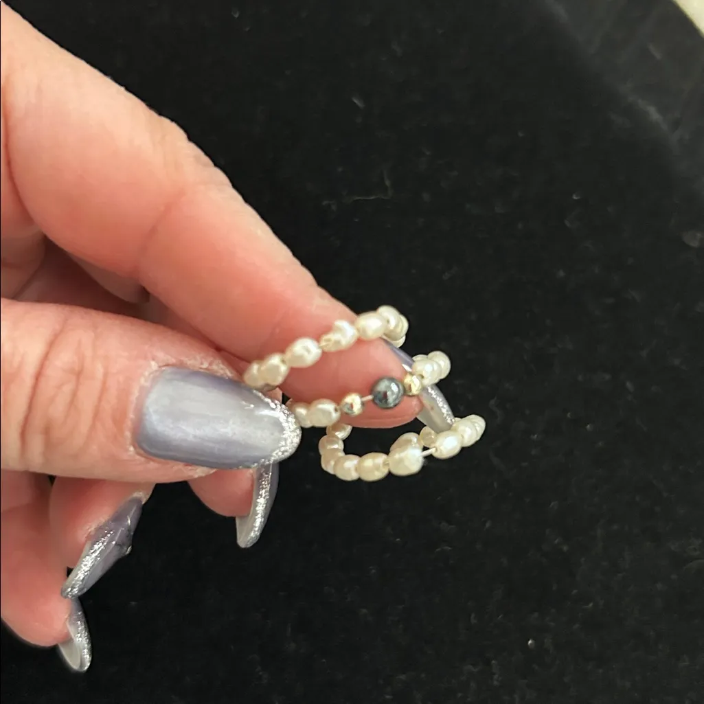 Freshwater Pearl Coil Ring - Image 3