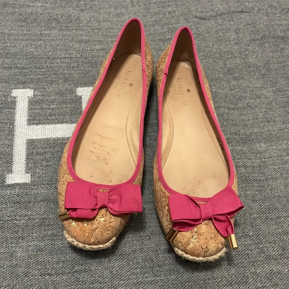 💙💖 Kate Spade Valerie Pink Bow Flats - Image 2