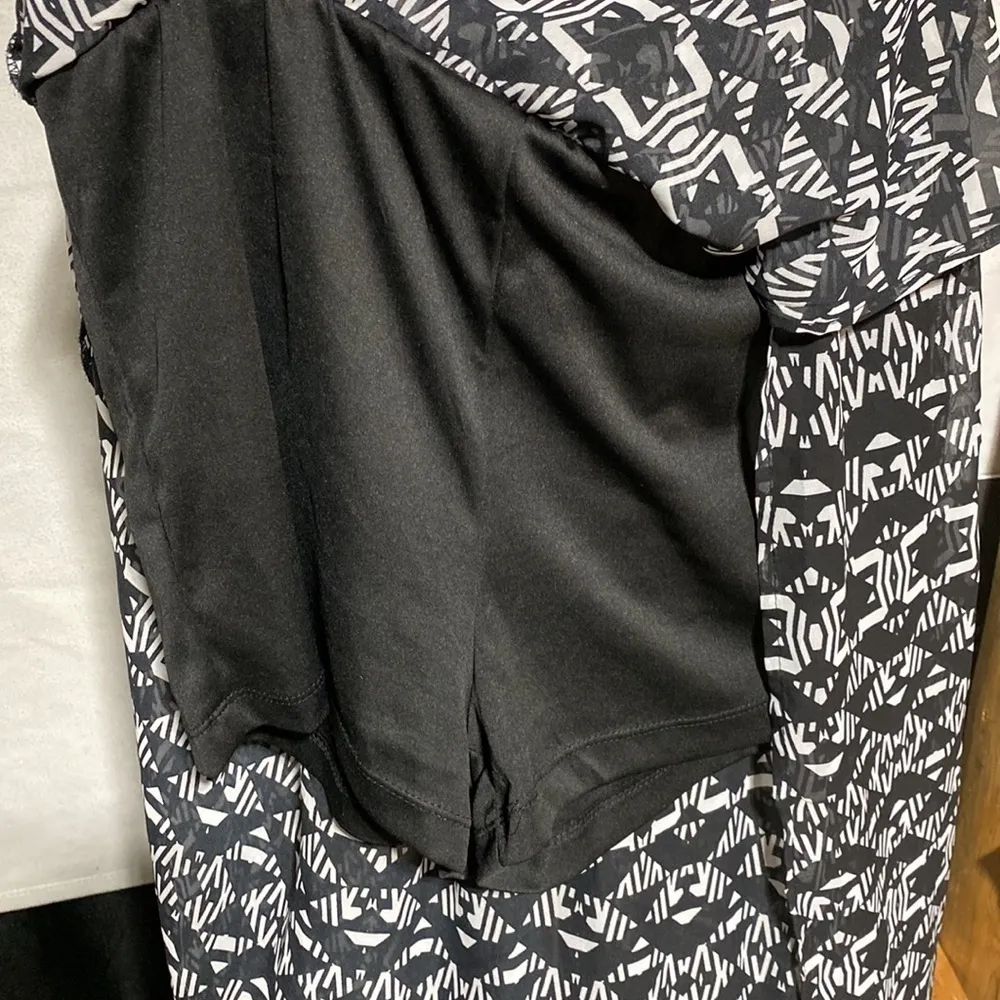 Charlotte Russe Skirt Juniors L Black Print Sheer​​​ - Image 4