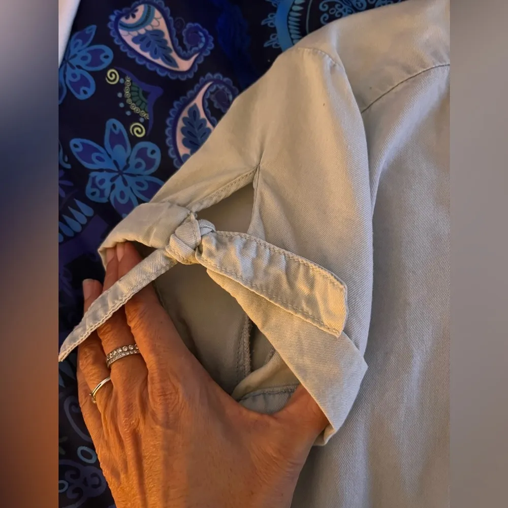 DENIM light snap button shirt - Image 5