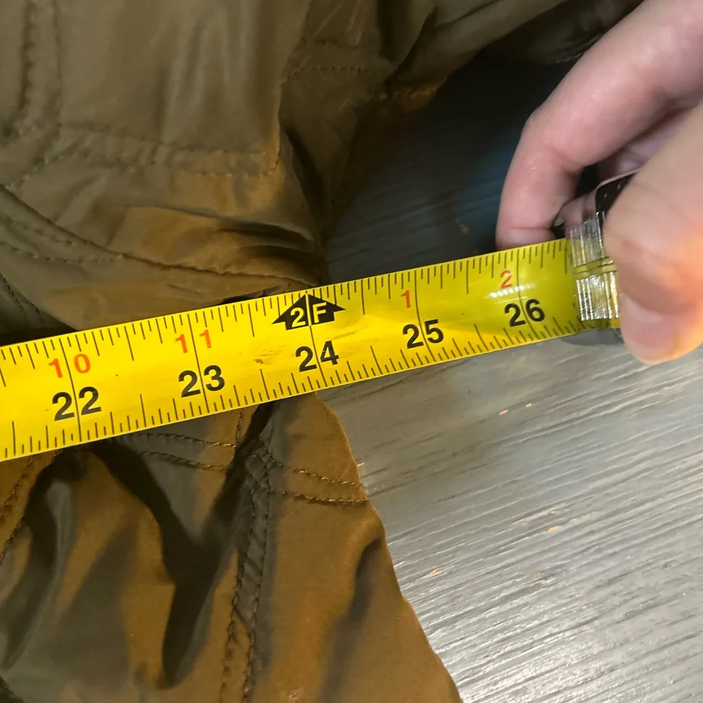 Talbots Quilted Puffer Jacket - Moss Green | Size 1X - Image 12