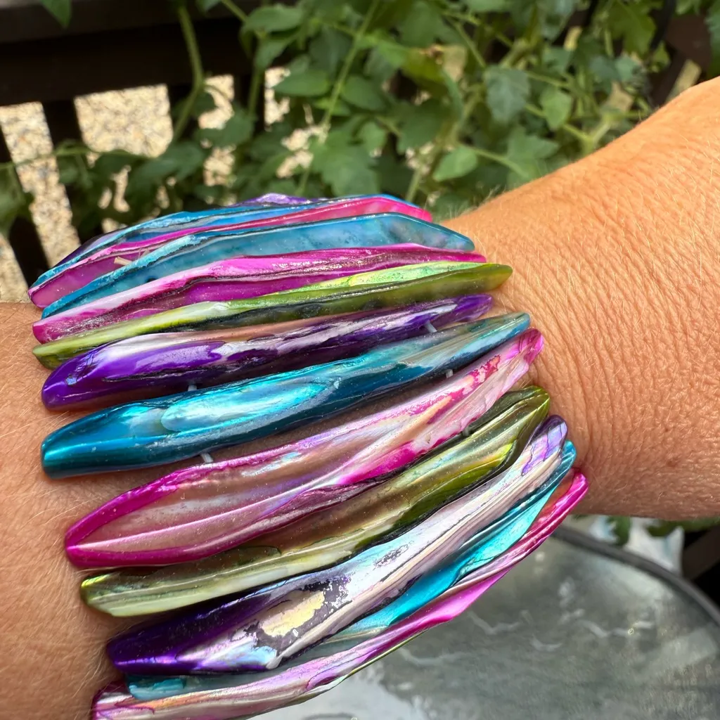 Source Unknown Multicolor Bracelet Purple - Image 2