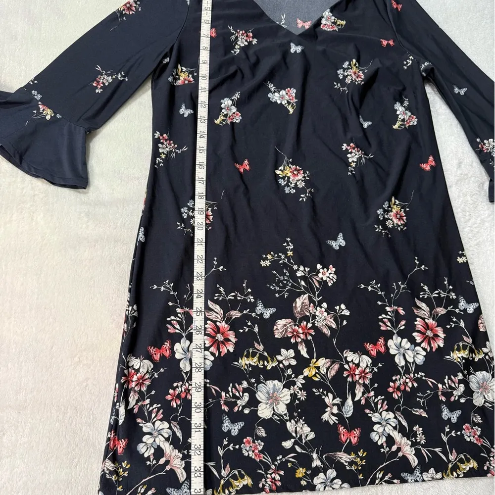 F&F Floral Mini Dress - Navy and Pink - Image 3