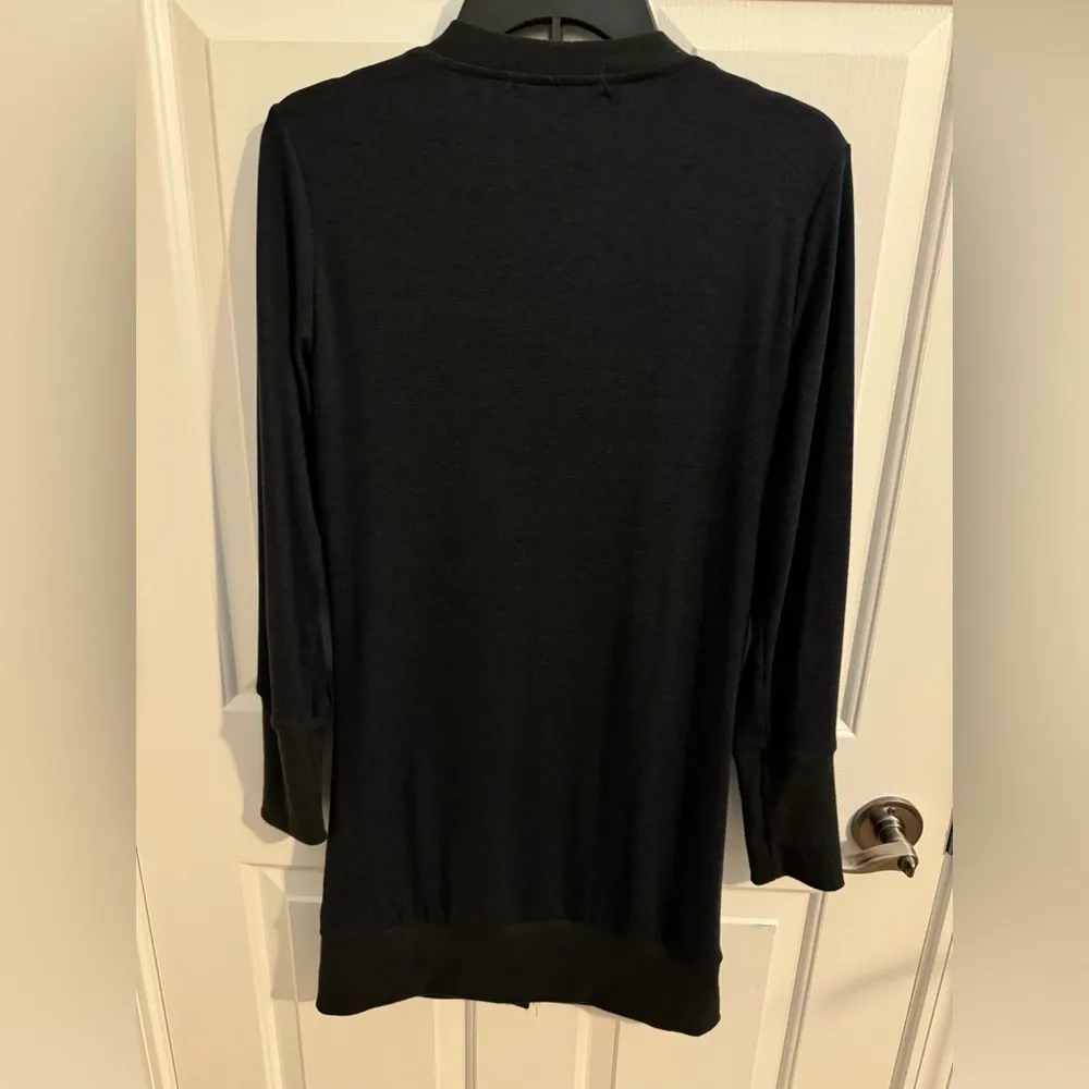 Merokeety  long sleeve snap button down ribbed cardigan - Image 8