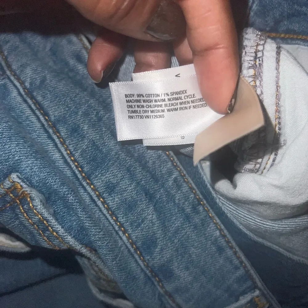 Universal Thread Denim Midi Skirt with Front Slit size 17 - Image 6