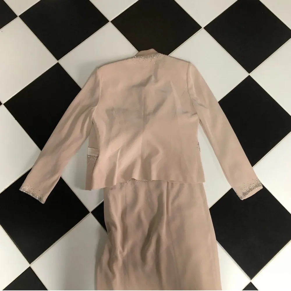 Vintage 90s Y2K Jovani 2 Piece Set Maxi Dress & Jacket Floor Length Evening Gown - Image 9