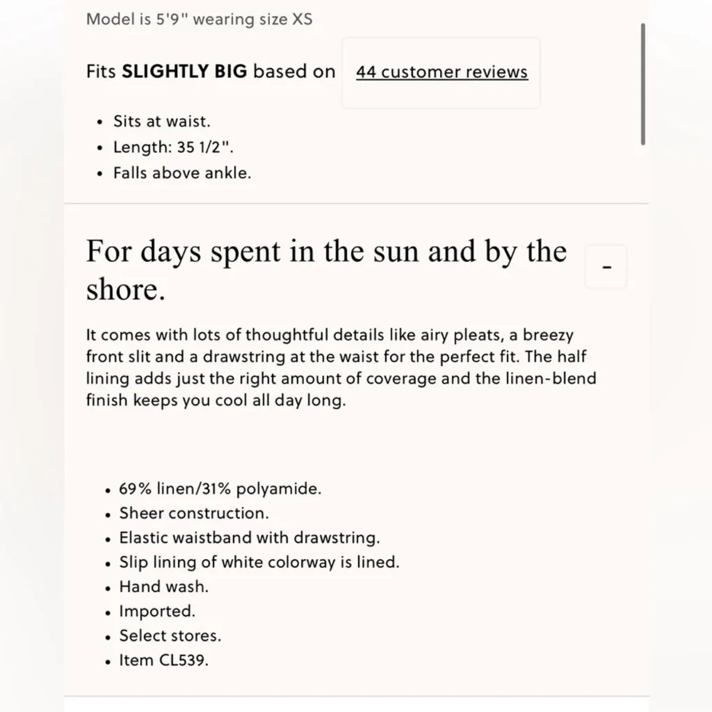 J.Crew Pleated drawstring maxi skirt in linen blend - Image 3