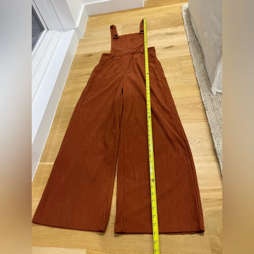 Cider Terracotta Corduroy overalls size medium - Image 2