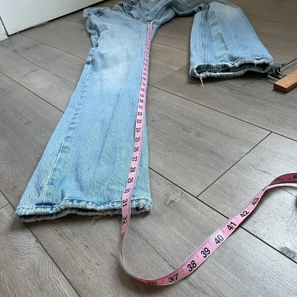 Abercrombie & Fitch Jeans 27 4 Regular Blue 70s Vintage Flare Ultra High Rise - Image 8
