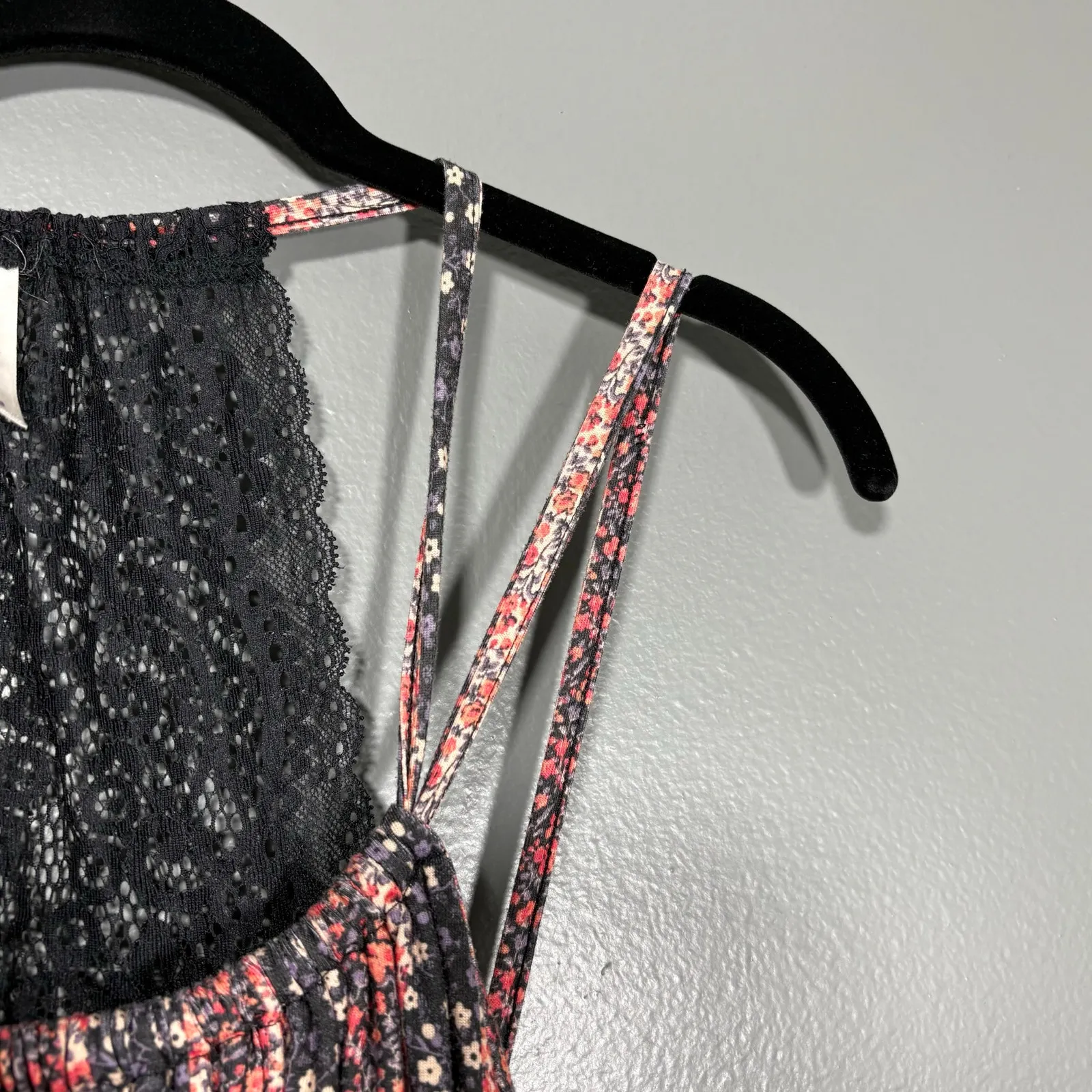 Cacique Floral & Lace Cottagecore Babydoll Chemise - 26/28 - Women's Plus Size - Image 2