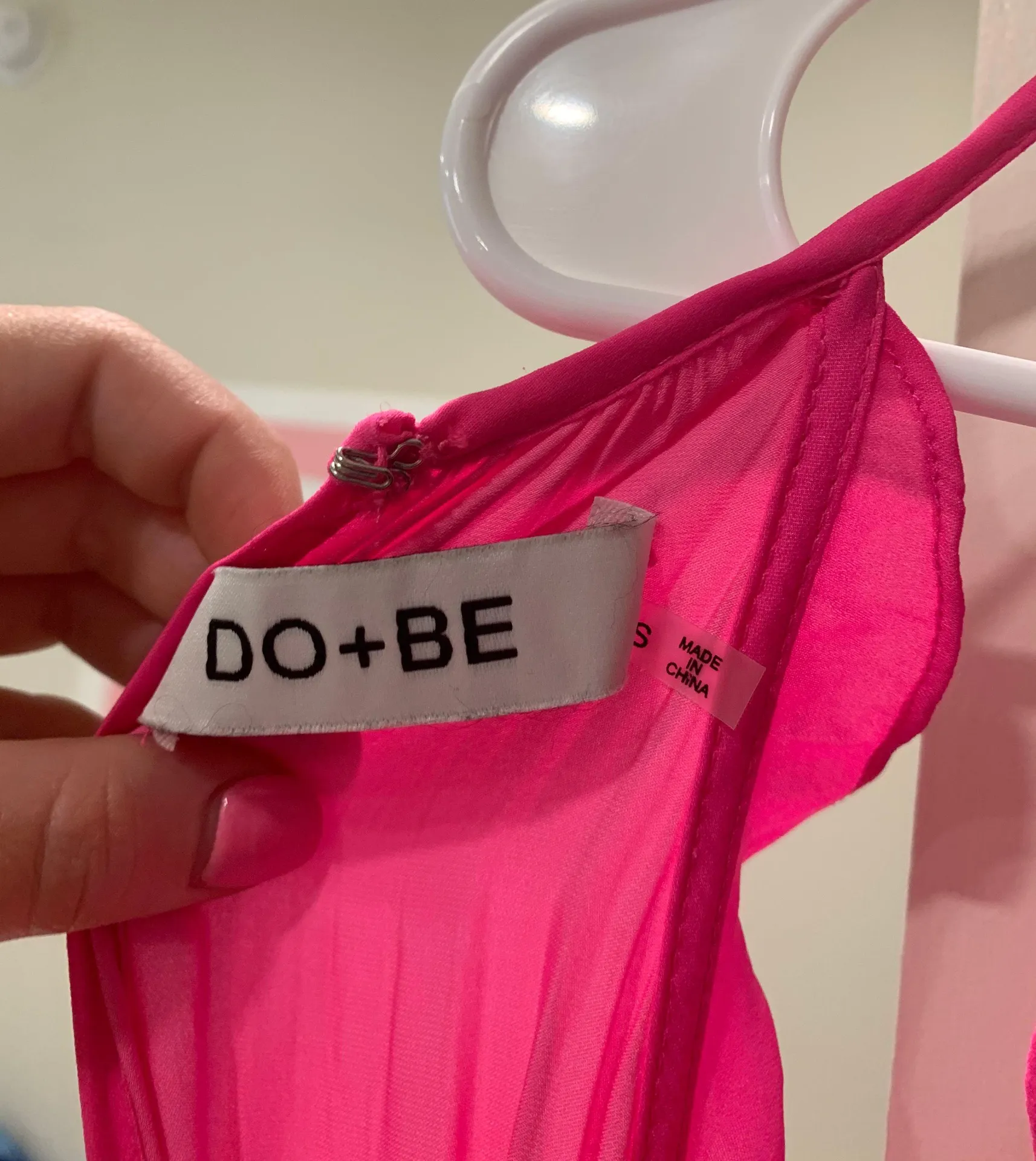 Hot Pink Romper Size M - Image 3