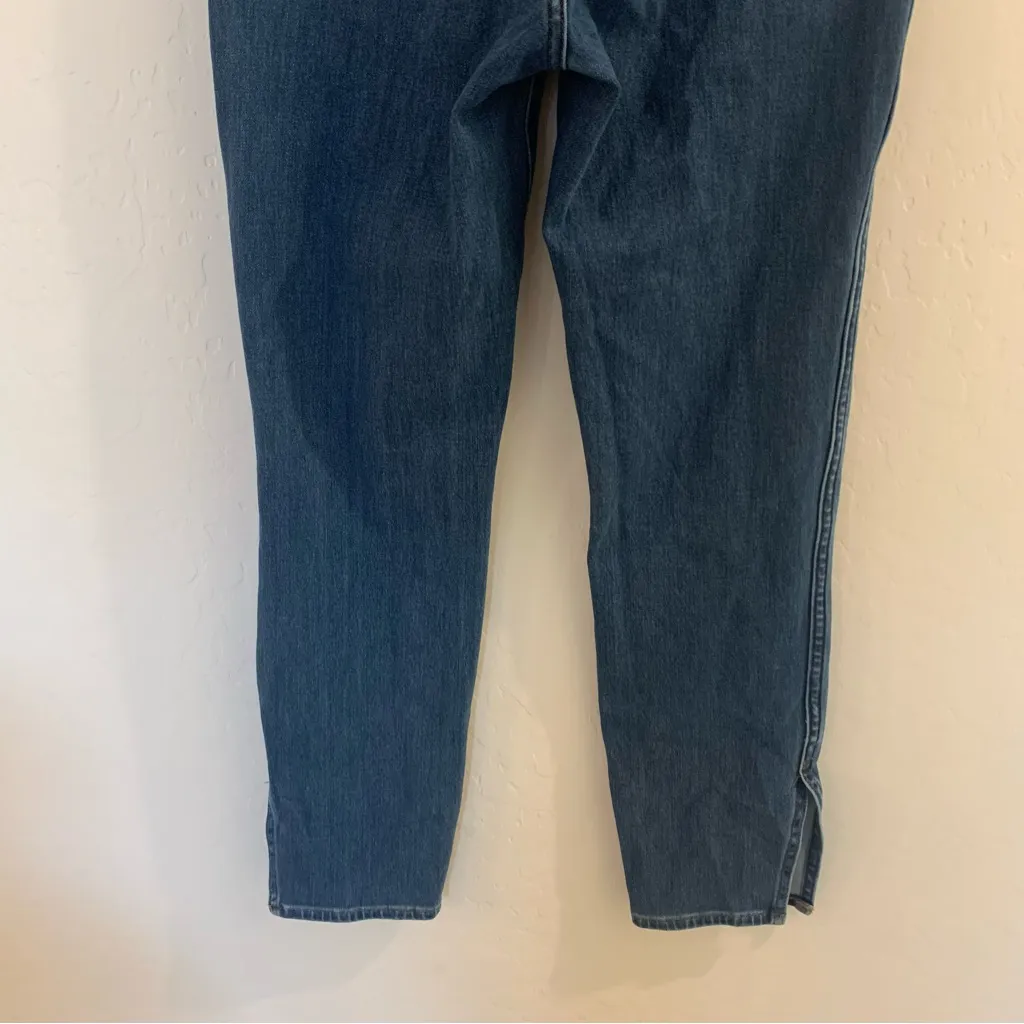 Madewell 11” Roadtripper Skinny High Rise Slit Hem Jeans Size 25 - Image 9