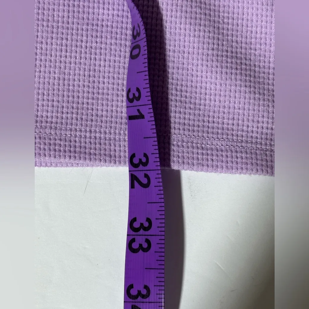 Victoria Secret Pullover Waffle Knit long sleeve Henley size medium - Image 7