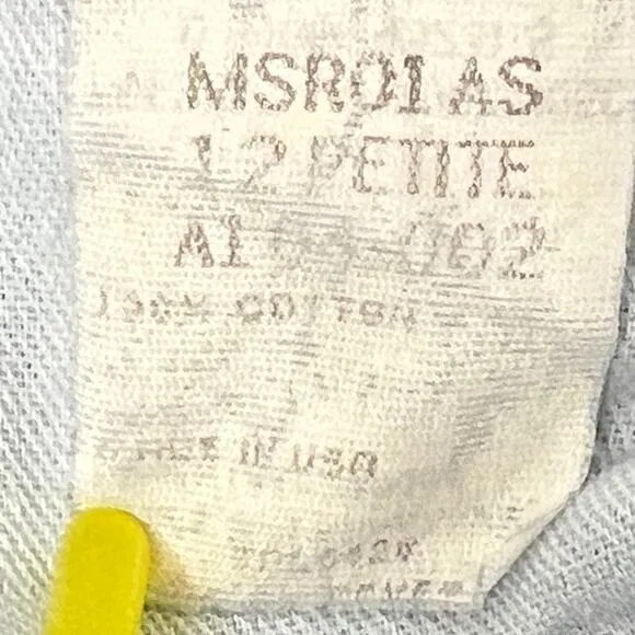 Wrangler Mom Jeans Women's 12P Light Wash High-Rise Tapered Leg Vintage‎ 90s USA - Image 3