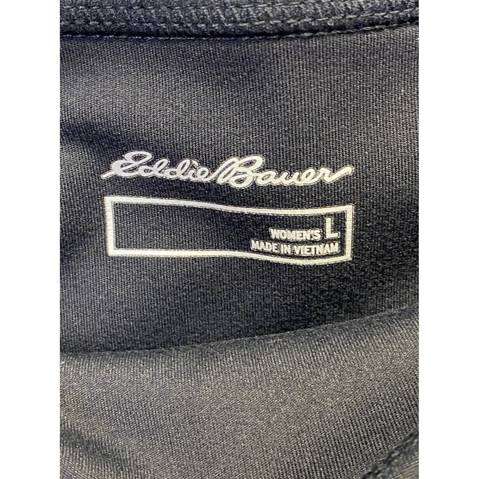 Eddie Bauer Black Bike Shorts Gorpcore Athleisure Minimal Activewear Women's L - Image 4