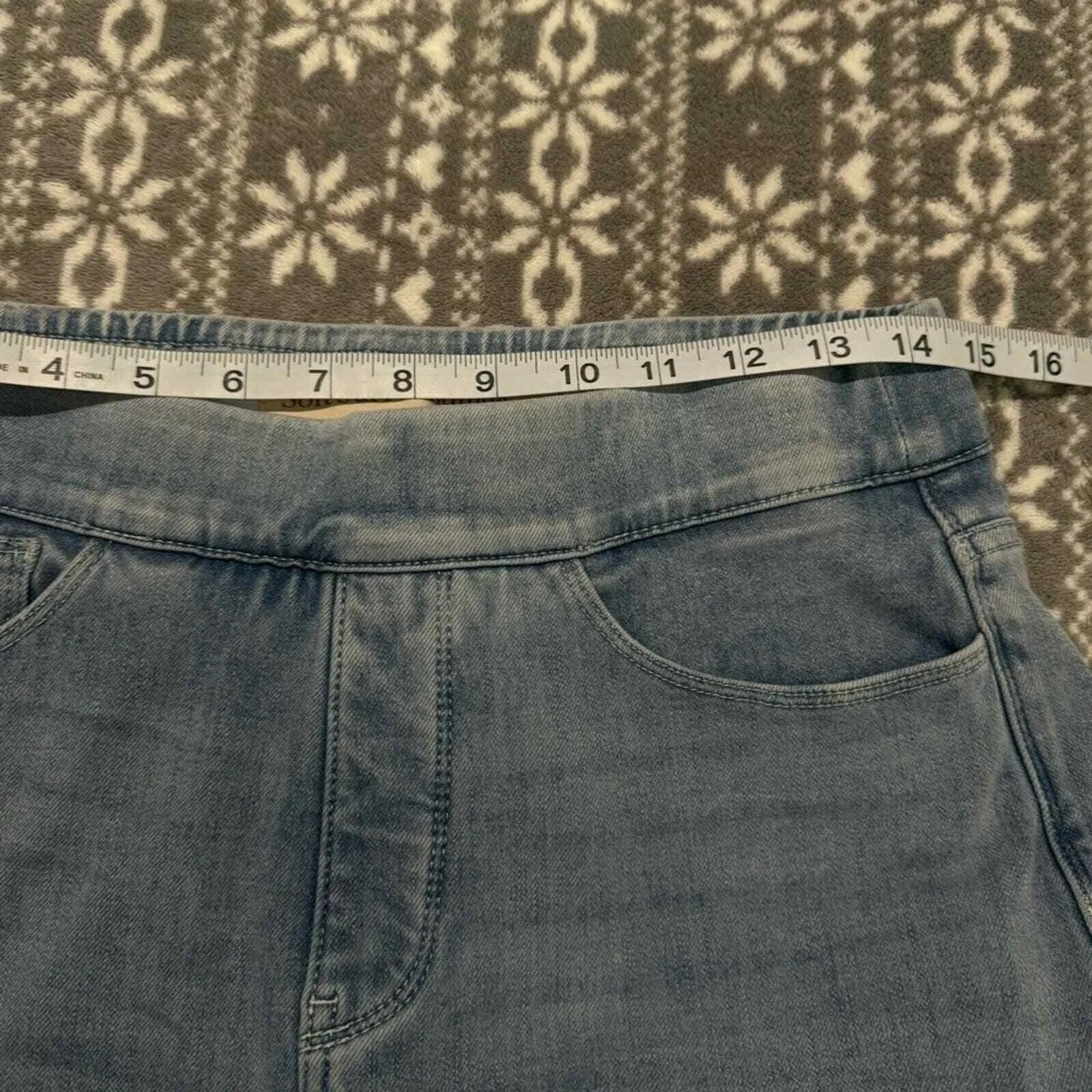 New Soft Surroundings The Ultimate Denim Pull-on Skinny Jeans Size Small - Image 8