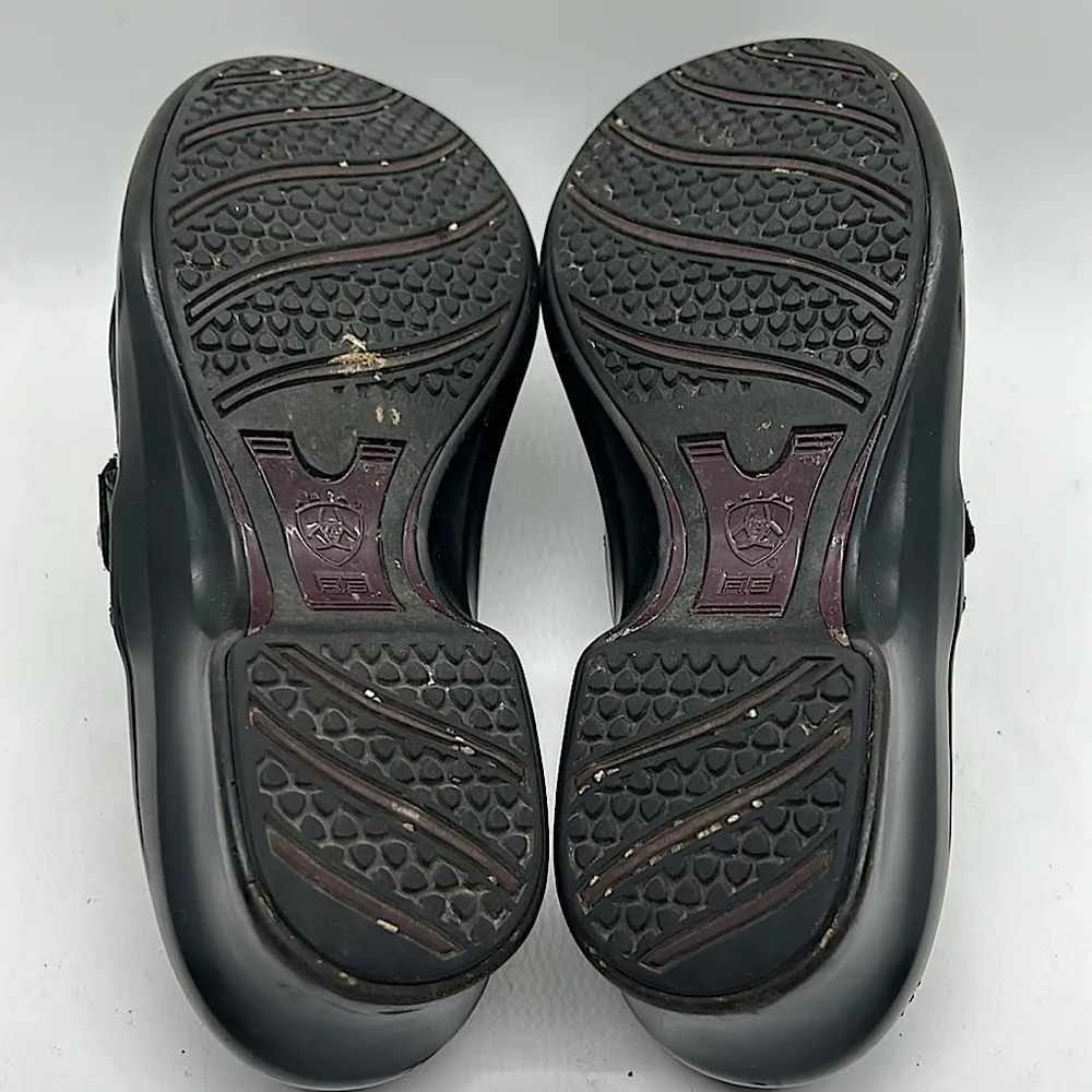 Ariat Stylish Black Leather Shasta Mules Slip On Shoes **Size 6.5** 🌸🌸 - Image 7