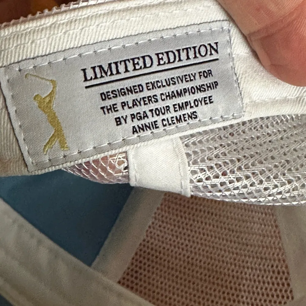 The Players Mesh Trucker Hat Limited Edition Patch Blue White Unisex Adjustable - Image 5