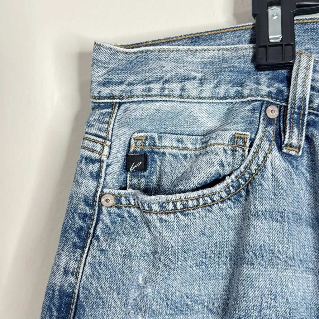 KanCan Trevie Ripped Distressed Cropped Ultra Hi - Image 7