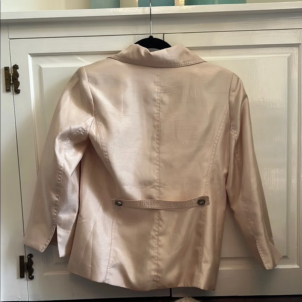 Susan Graver buttercup  Tailored Blazer with Notched Lapels - Image 3