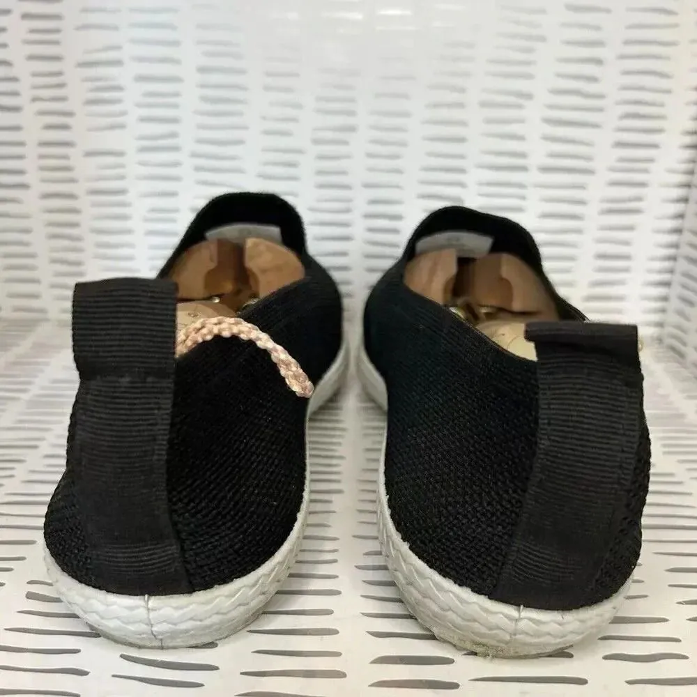 Tommy‎ Bahama Black Slip On Knit Sneakers Memory Foam Loafers Womens 7.5 - Image 6