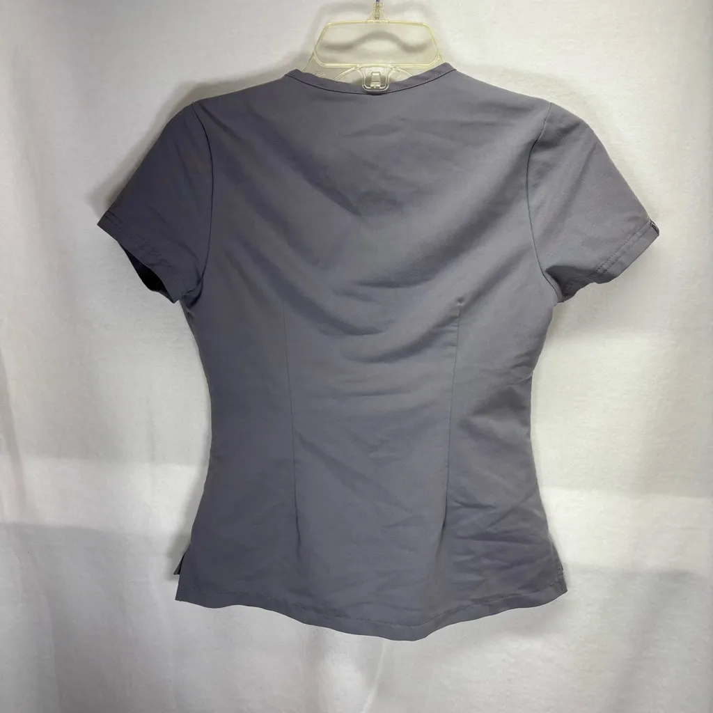 Jaanuu Women's Gray Scrub‎ Jogger Set - Image 4