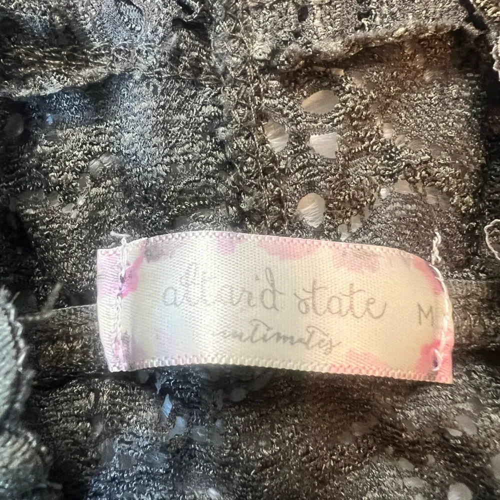 Altar'd State Olive Lace Bralette Sz Medium - Image 2