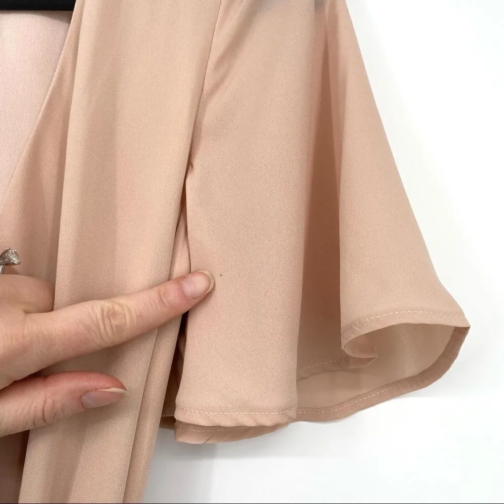 NWT Show Me Your MuMu Sophia Wrap Dress Dusty Blush‎ SMYM Small bridesmaid - Image 9