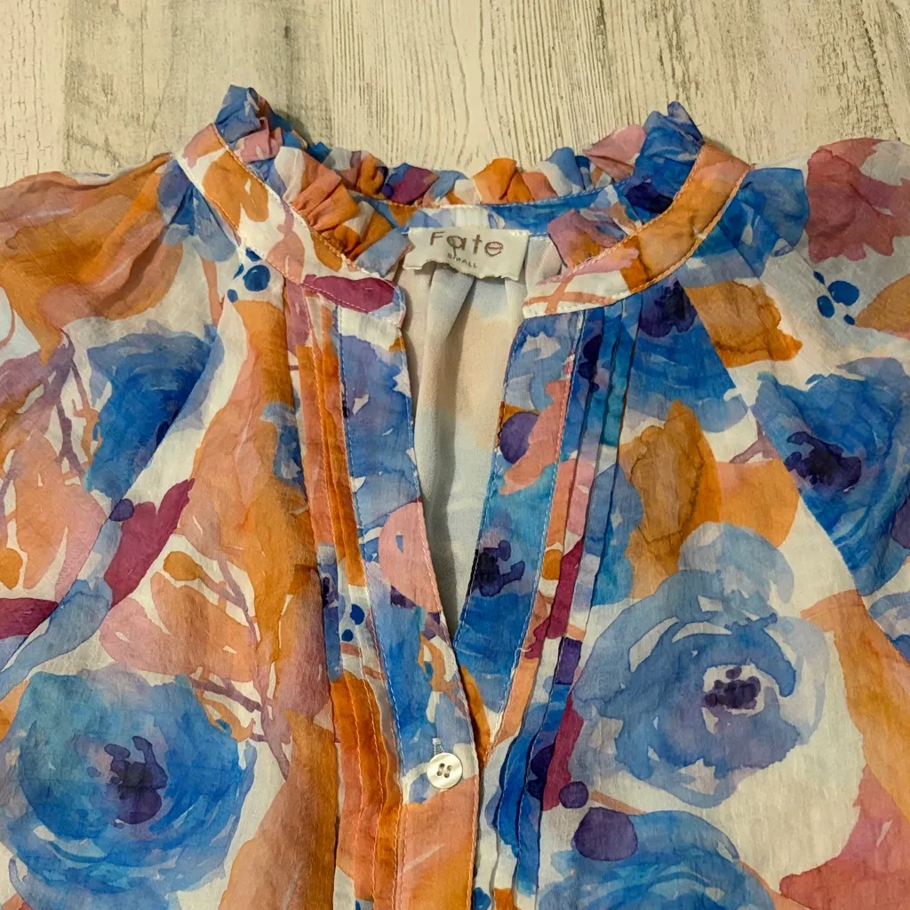 Fate Floral Print Women's Top - Image 4