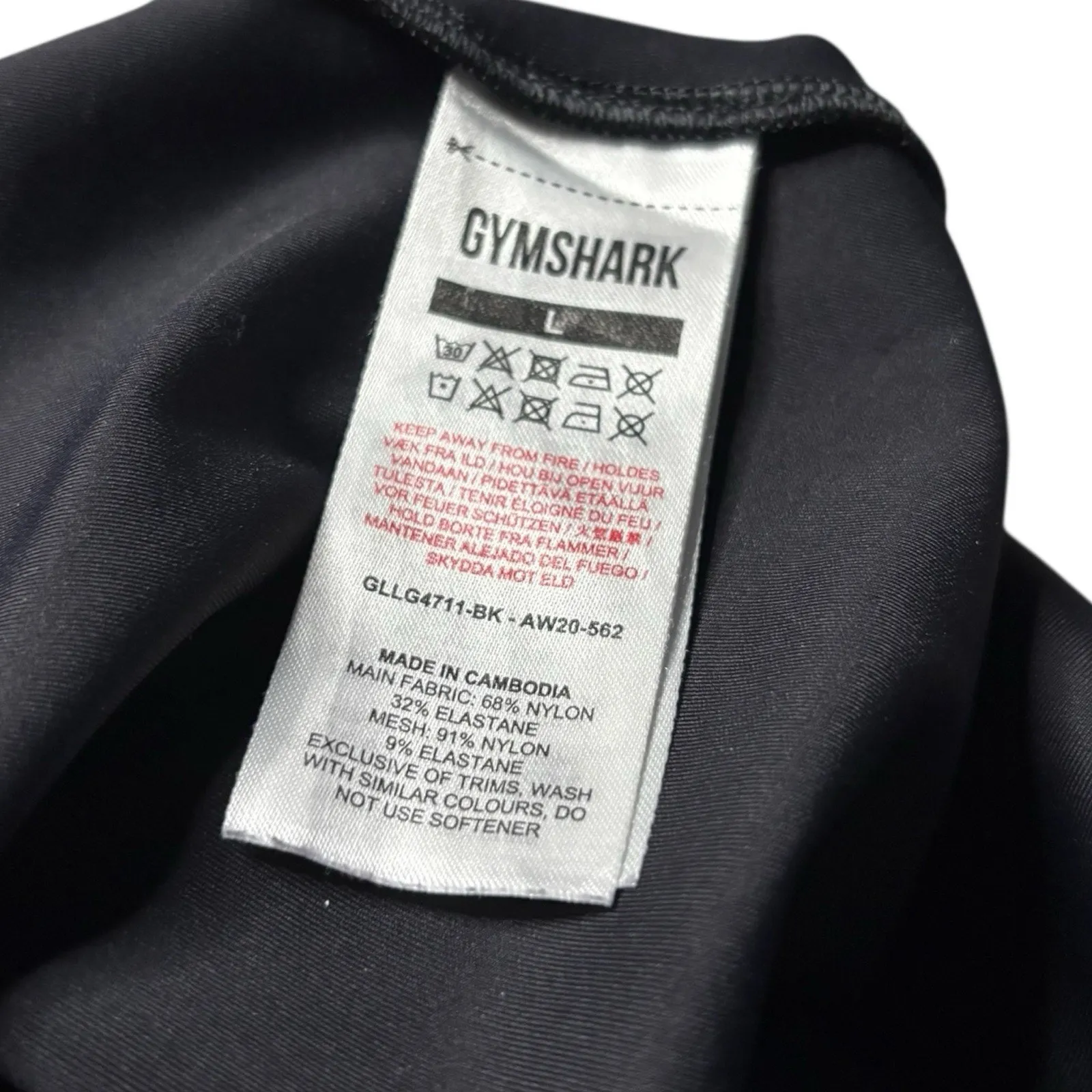 Gymshark Venture Black Leggings Women’s Size Large - Image 4