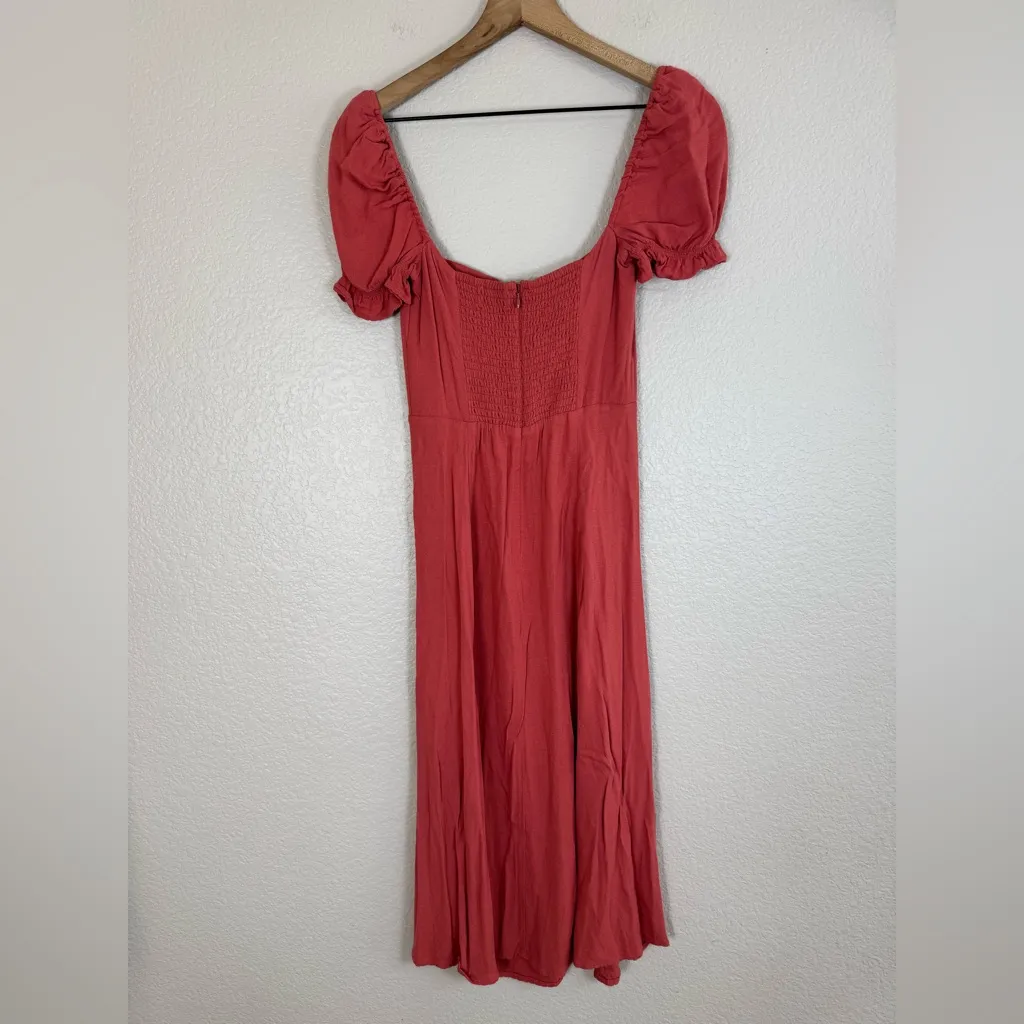 Aritzia Wilfred Fannie Midi Dress in Warm Sienna Red size 4 $148 - Image 8