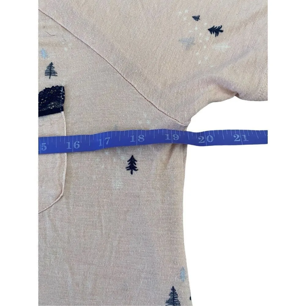 Flawed Honeydew Lounge Sleep T Shirt Sleepwear Pajamas Green - Image 8