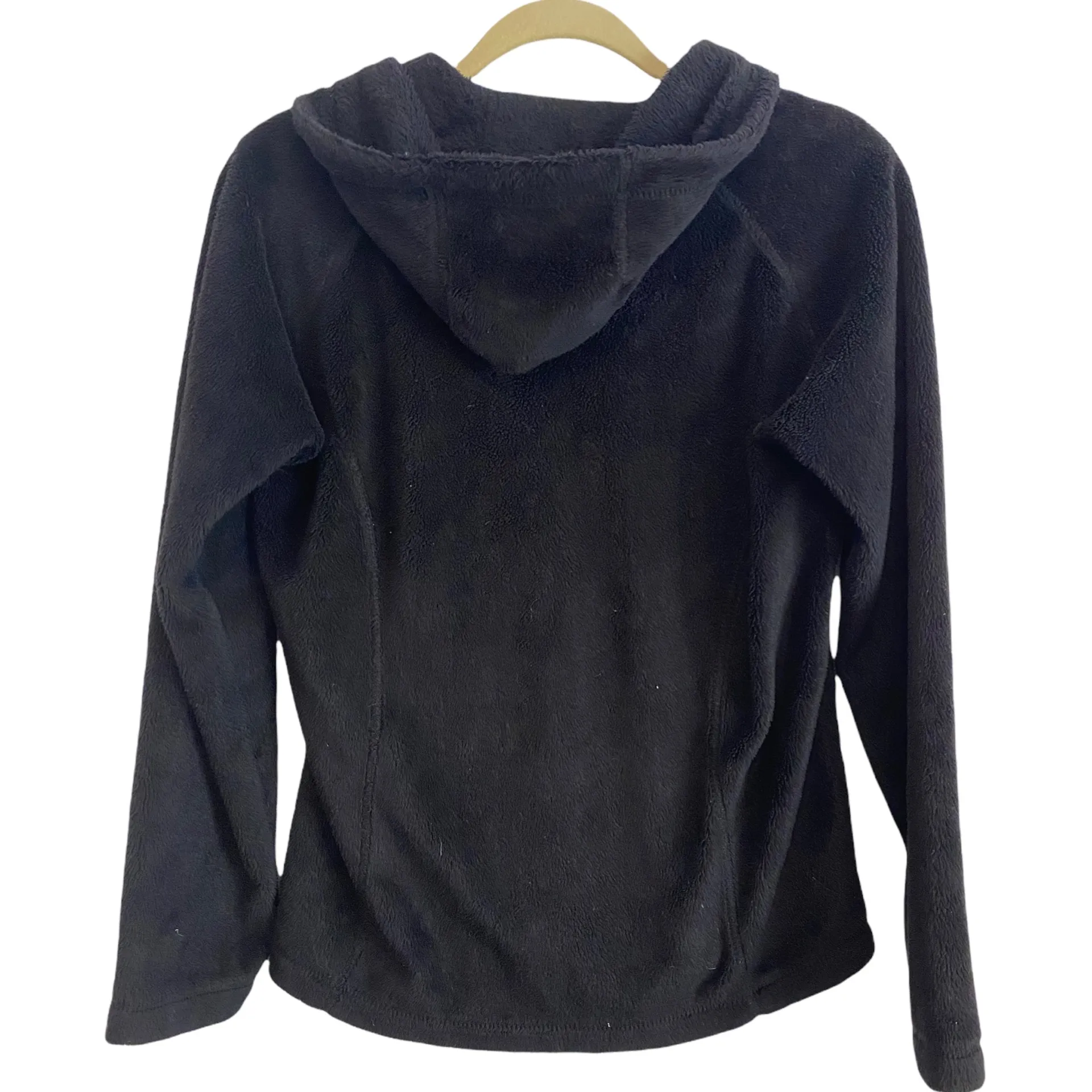 Black Diamond Black Long Sleeve Fleece Zip Up Hoodie Size Medium - Image 2