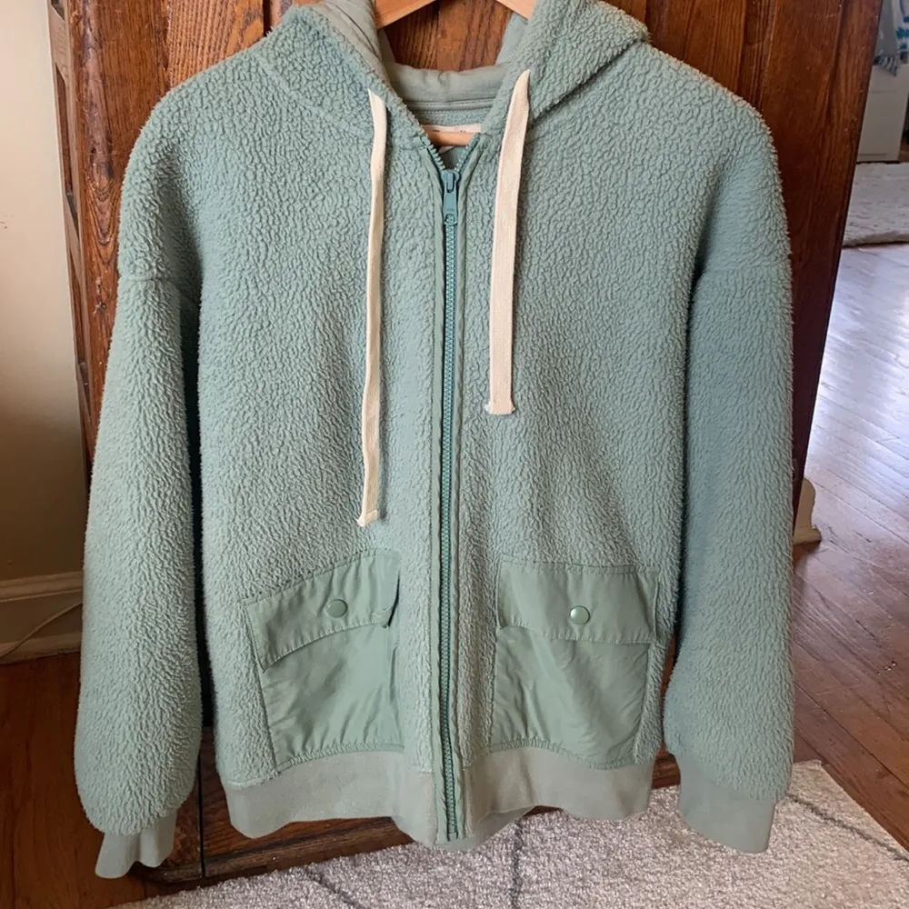Madewell (Re)sourced Fleece Hooded Zip Jacket - Image 5