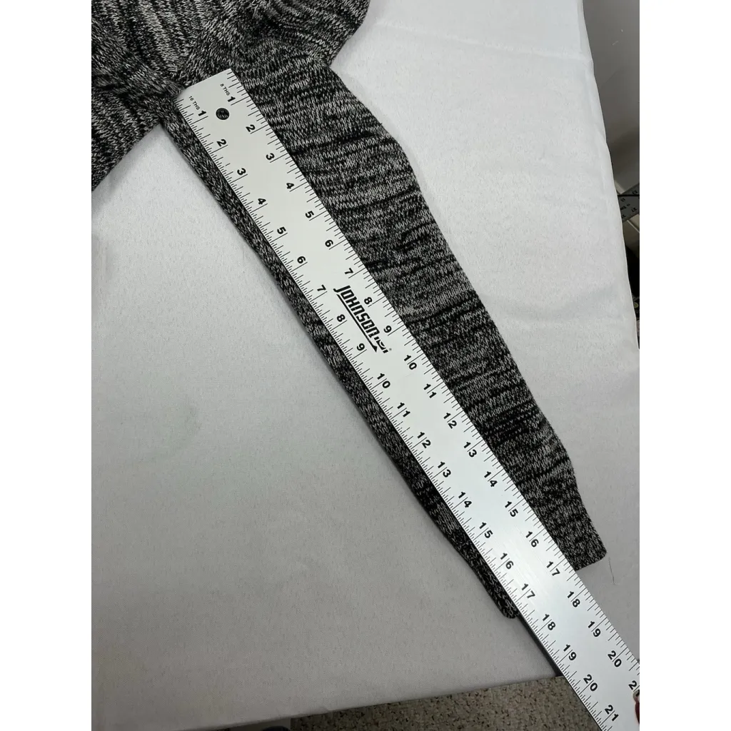 Womans Jeanne Pierre Petite Long Sleeve Pullover Sweater PL Black Cowl Neck - Image 7