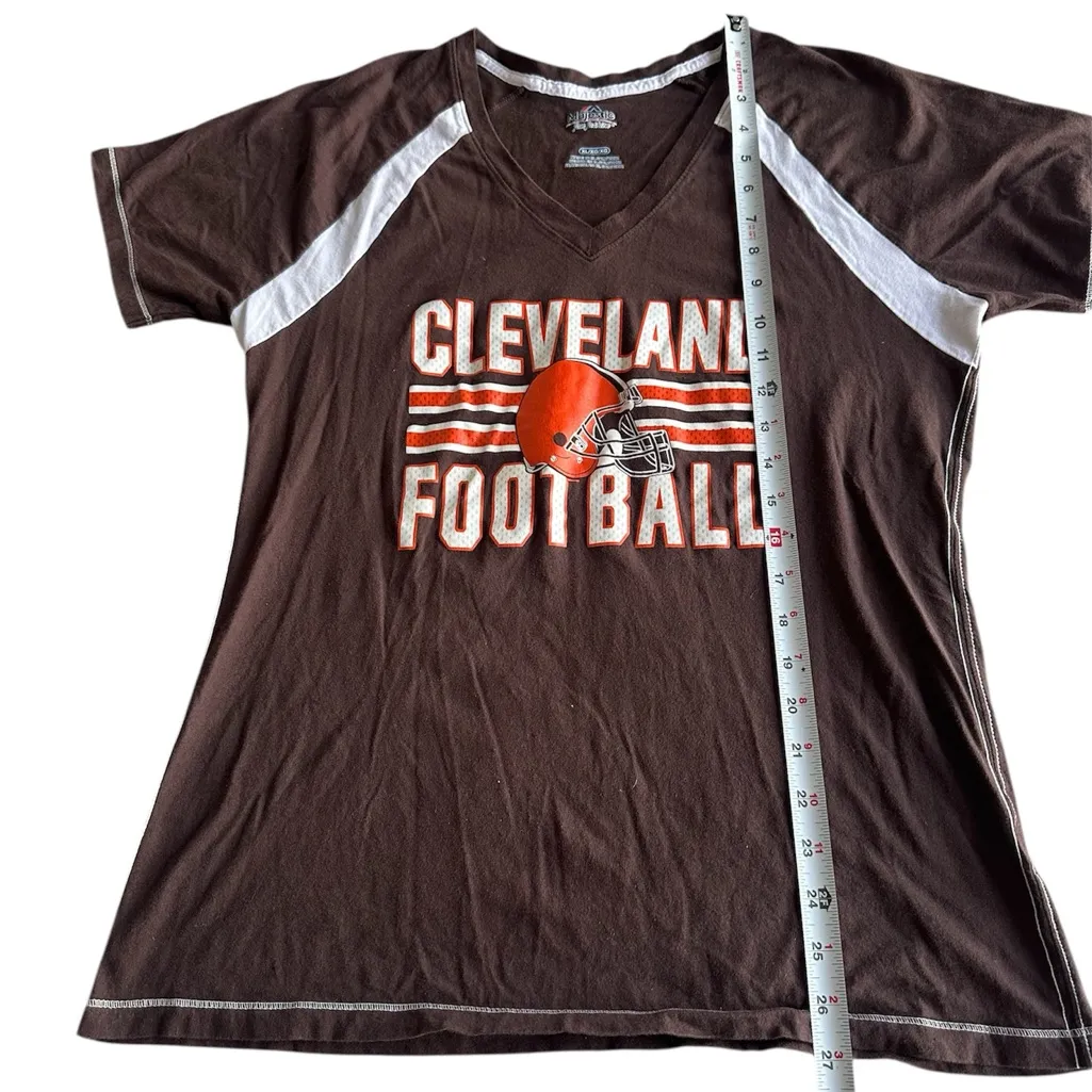 Cleveland Browns NFL Team Apparel Women's V - Image 2