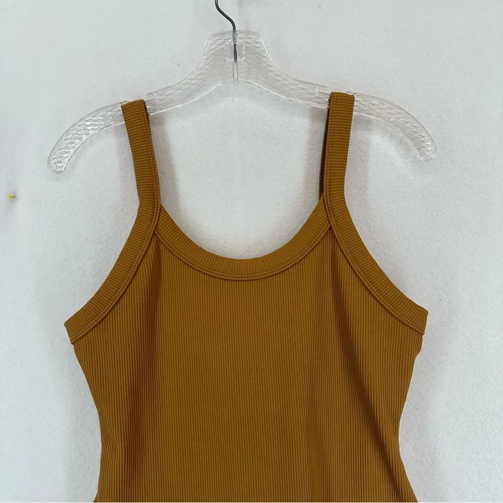 Wild Fable Tank Bodysuit Ribbed Thong Womens 2XL Brown - Image 2