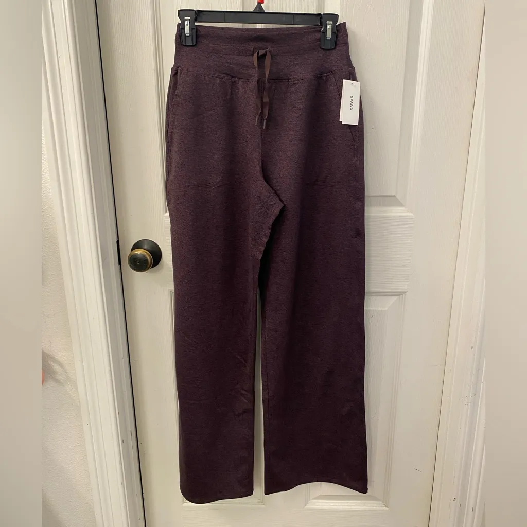 SPANX Women's Brown Wide Leg Pants size small - Image 3