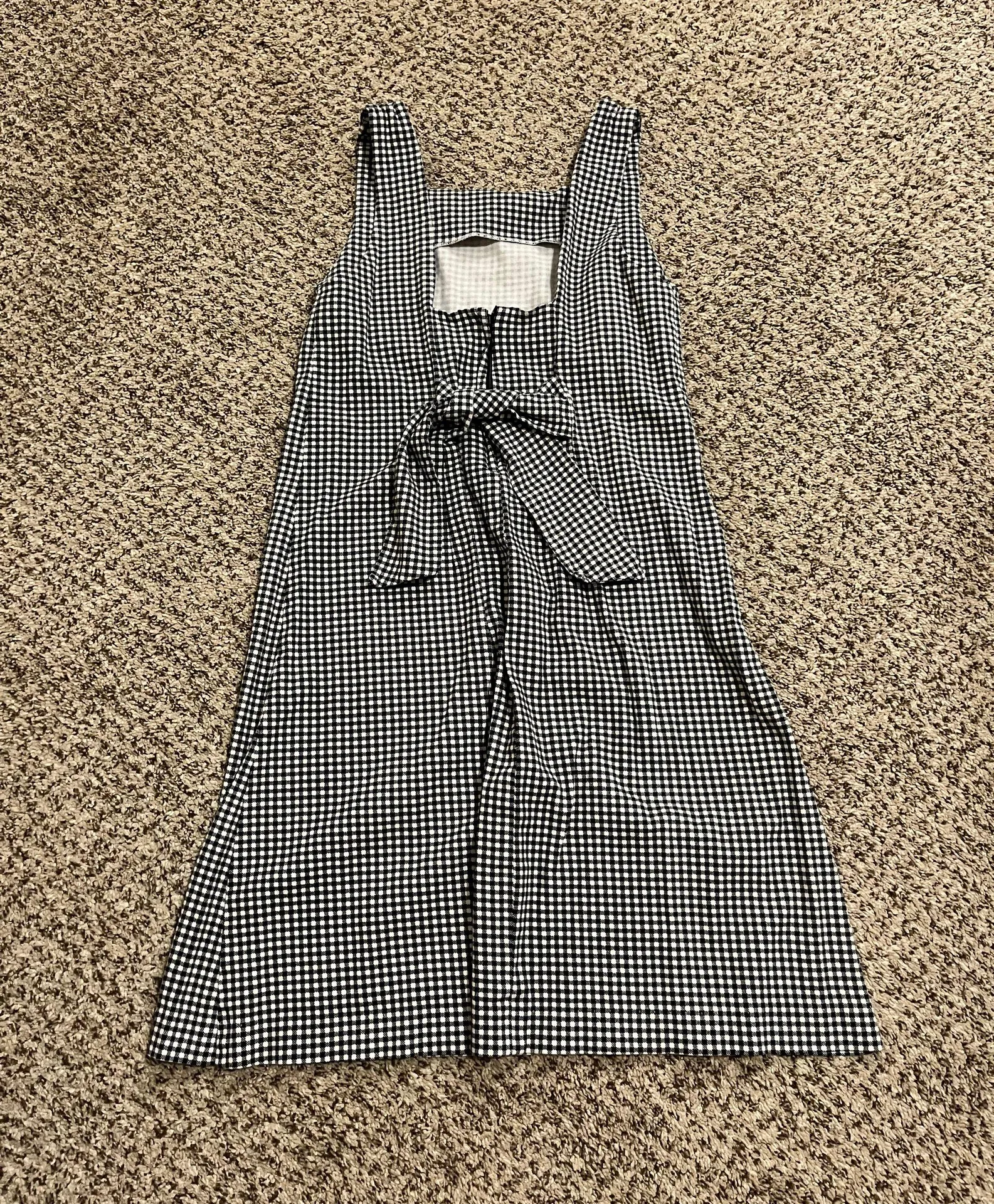 HANDMADE Gingham Dress Size XS - Image 2