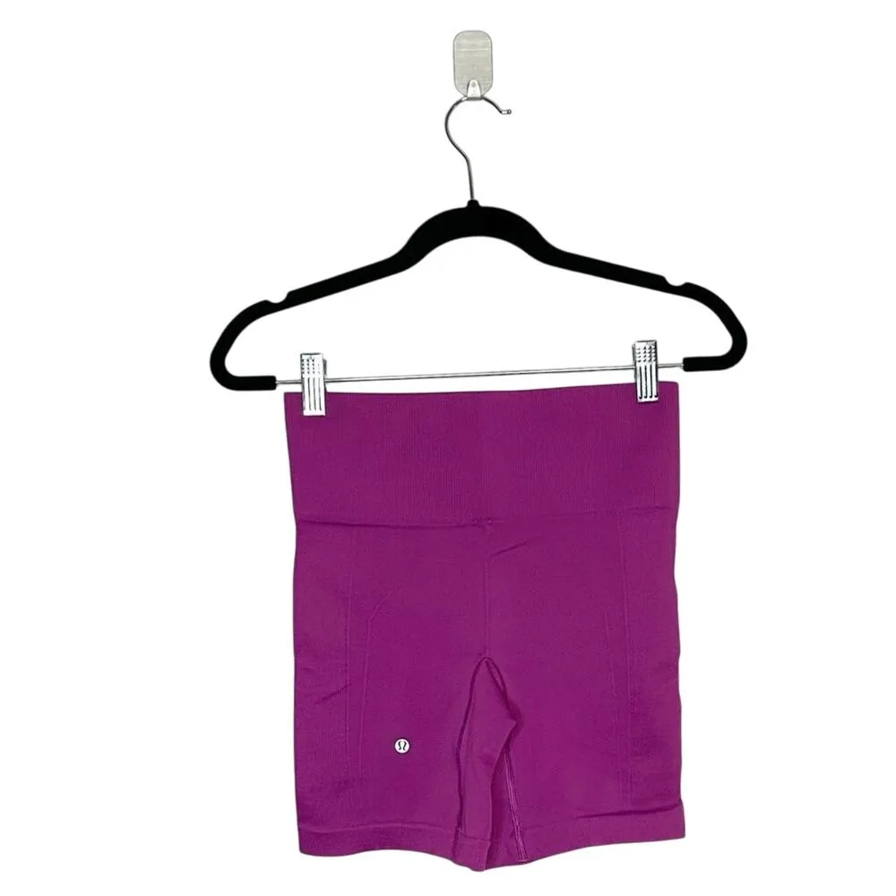 Lululemon Sculpt Biker Short Women's Purple Size 2 - Image 3