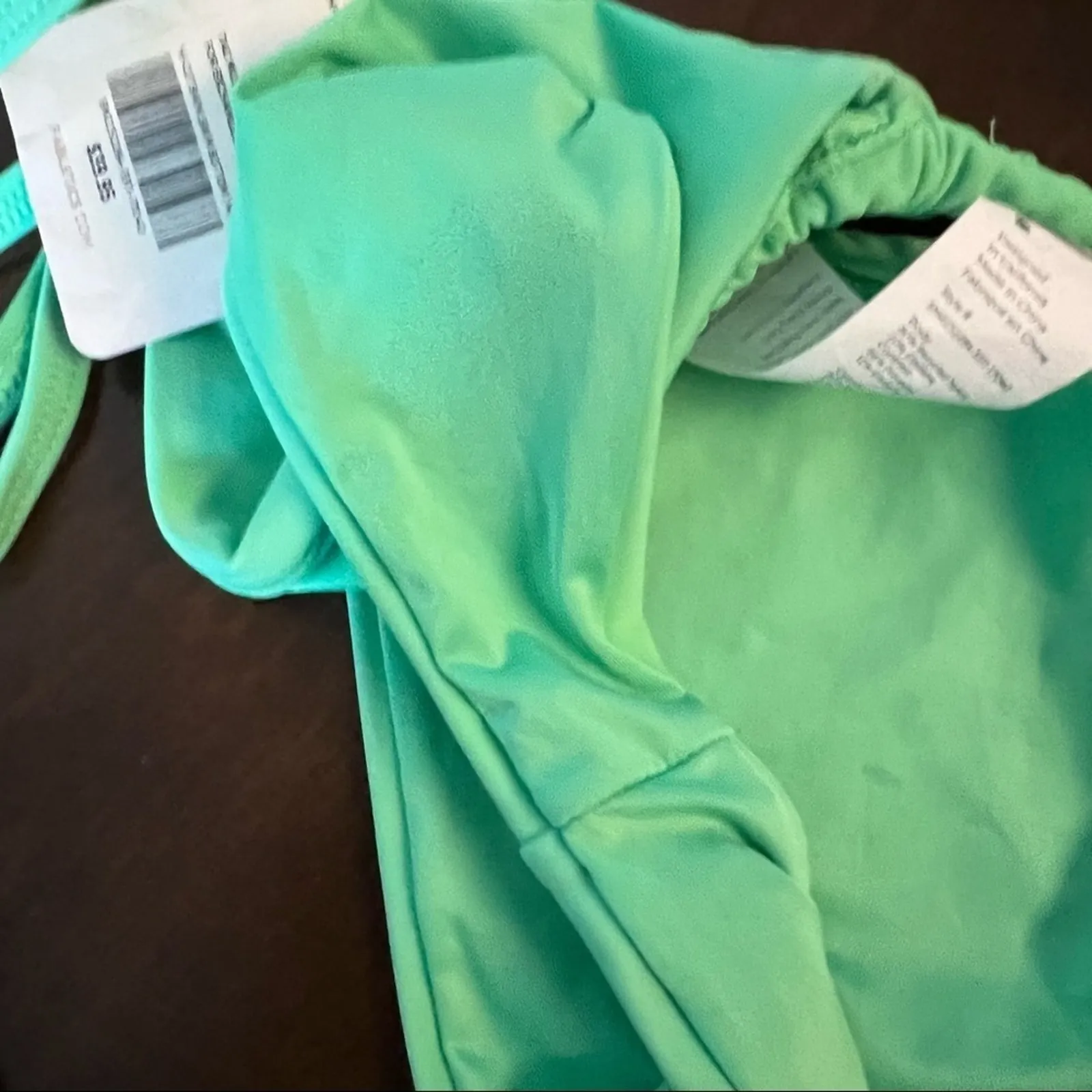 NWT Fabletics Triangle String Bikini Set Green Y2k 90s Trendy S/M - Image 8