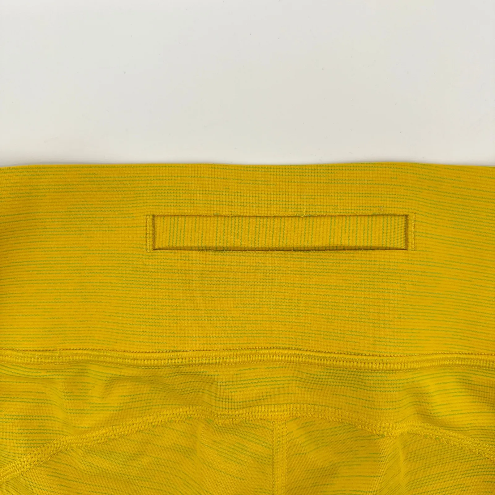 Outdoor Voices‎ Medium Techsweat 7/8 Zoom Leggings Activewear Yellow Colorblock - Image 5