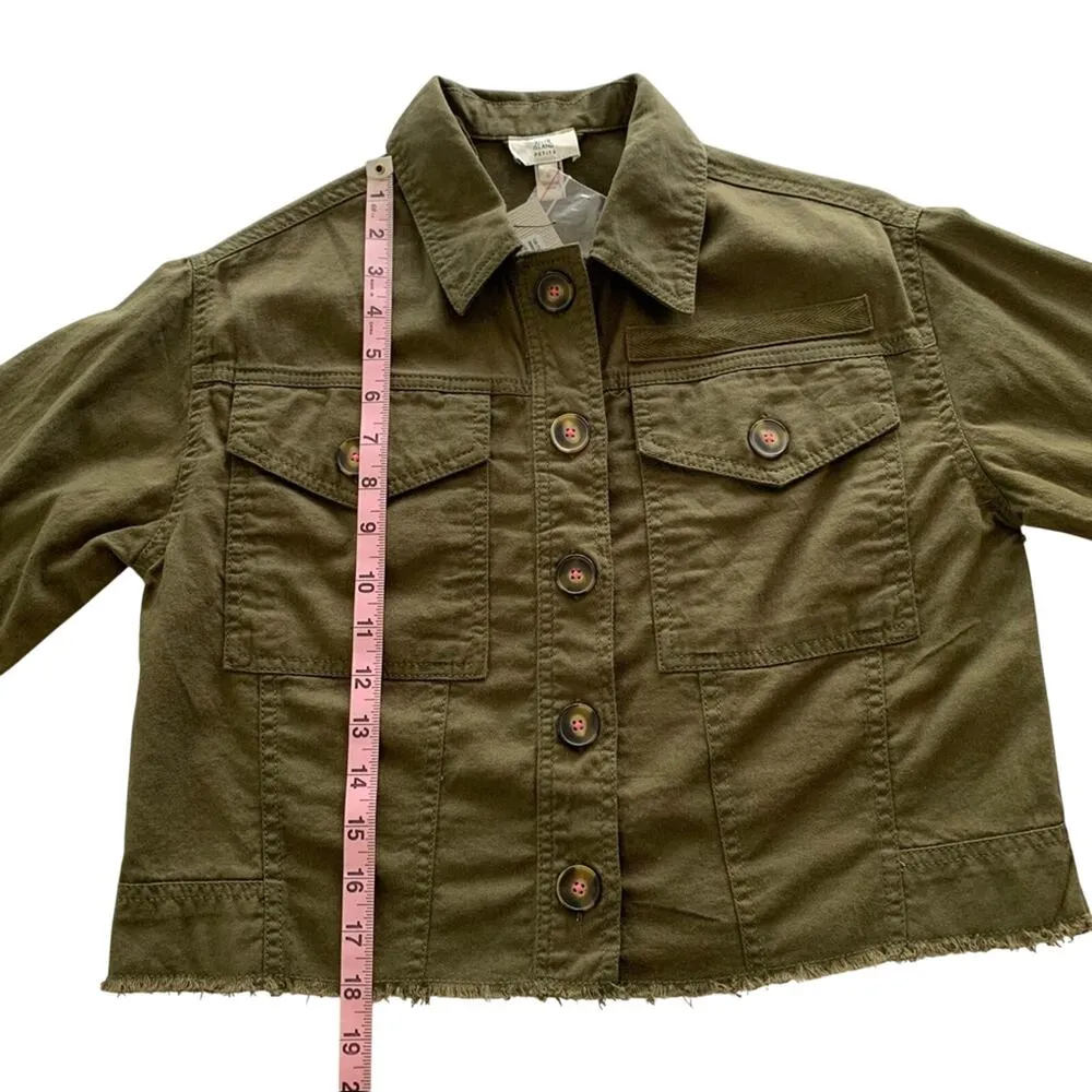 Via Penny Lane Reworked Apparel | Notorious B.I.G. Biggie Graphic Green Jacket Size 2 - Image 6