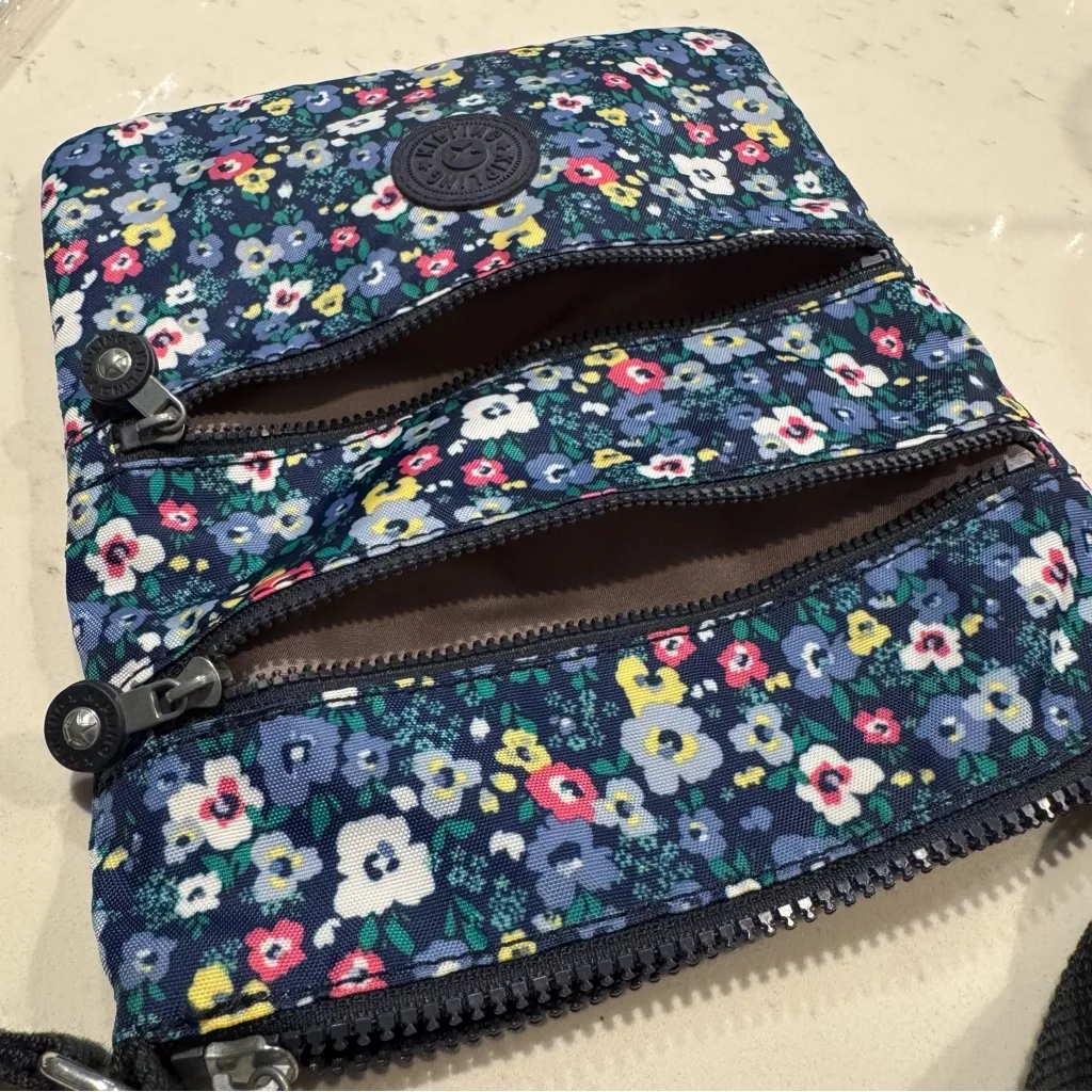 Kipling Keiko Bustling Petals Floral Print Crossbody Bag - Image 6