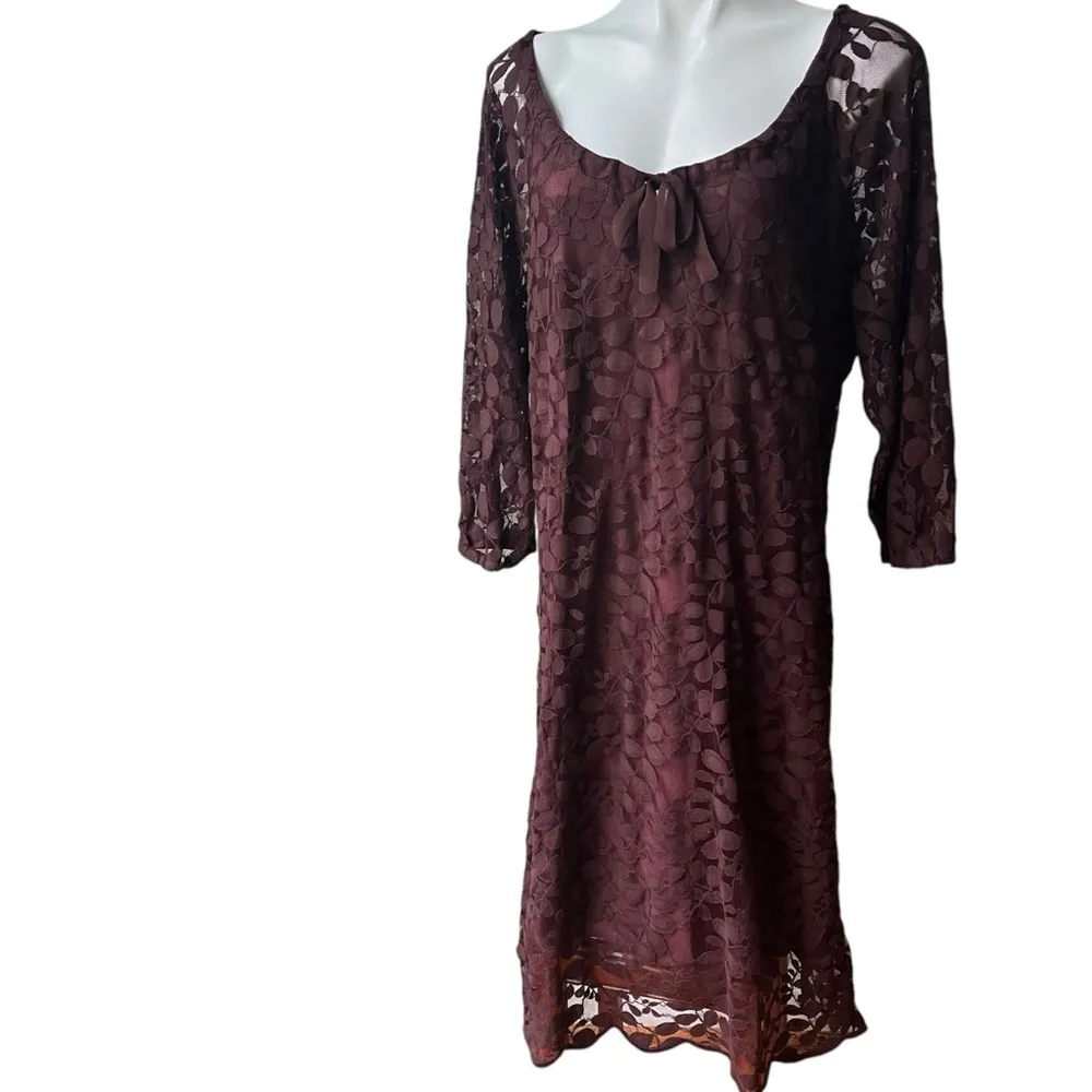 Garnet Hill Bohème Easy Lace Dress, Sz 18 - Image 6