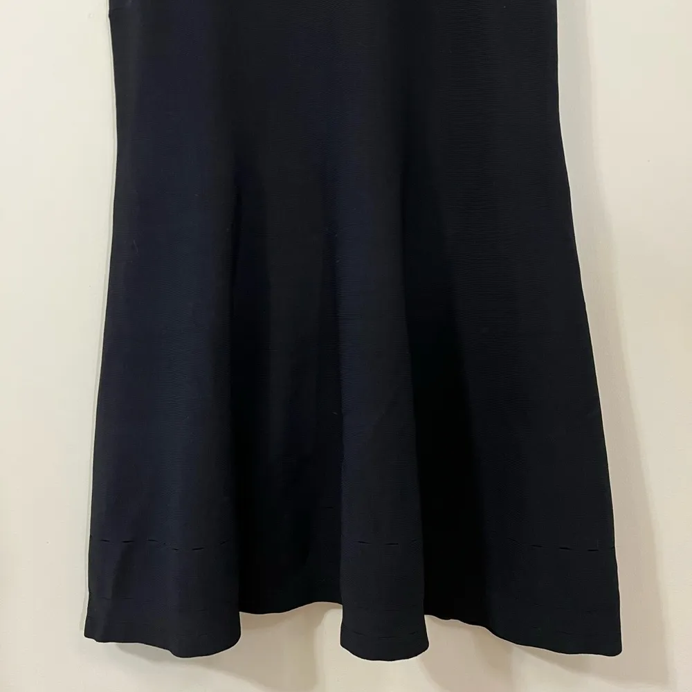 Rebel Wilson X Angels Womens Plus Pointelle Fit & Flare Party Dress 2X Black - Image 6